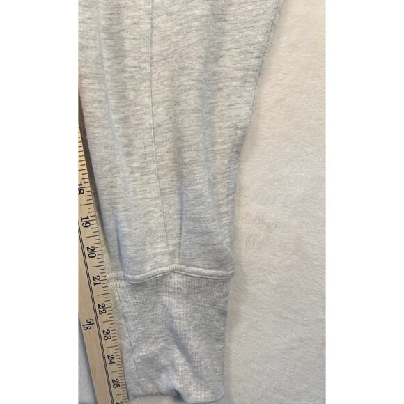 Lululemon 2 pc Set Warm Down Crew Top & Still Chill Jogger Pant Light Grey Small - Picture 10 of 11